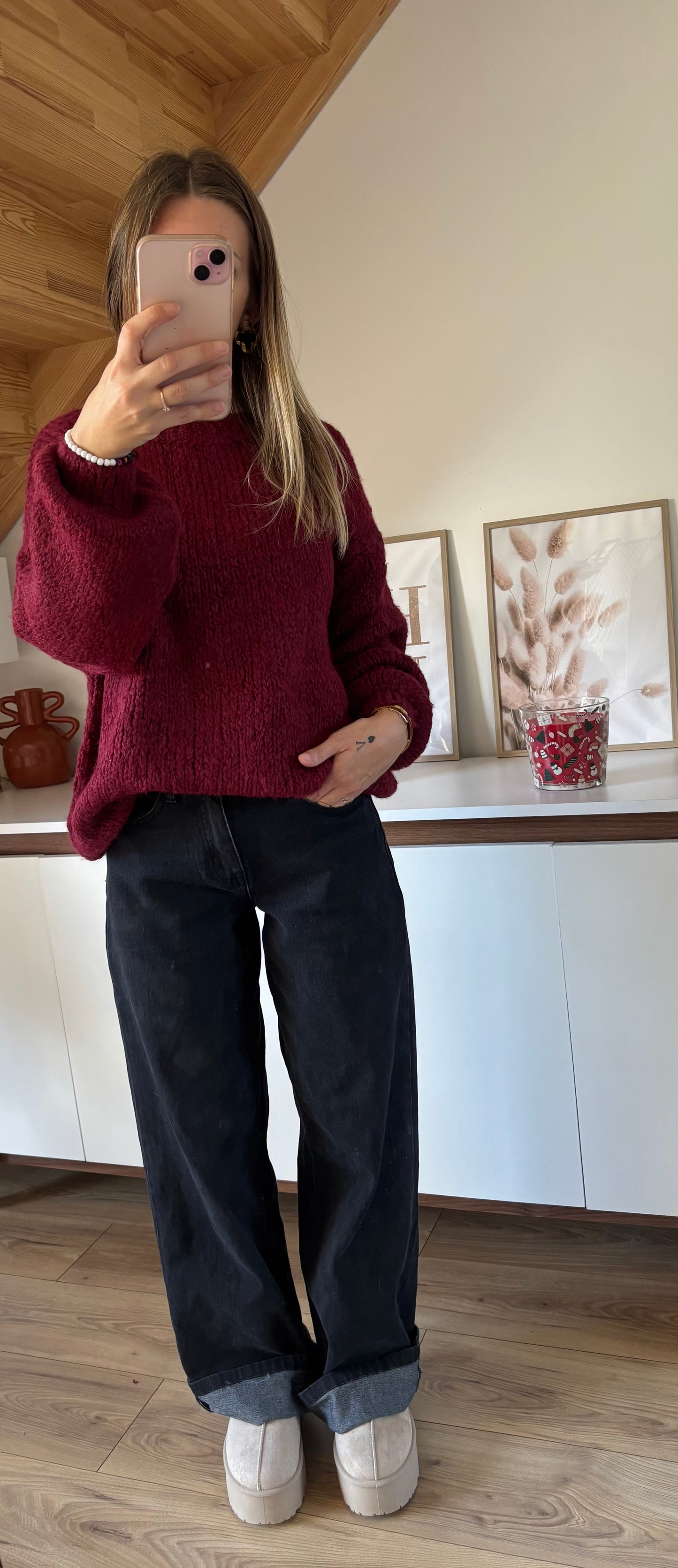 Pull Bordeaux Maë