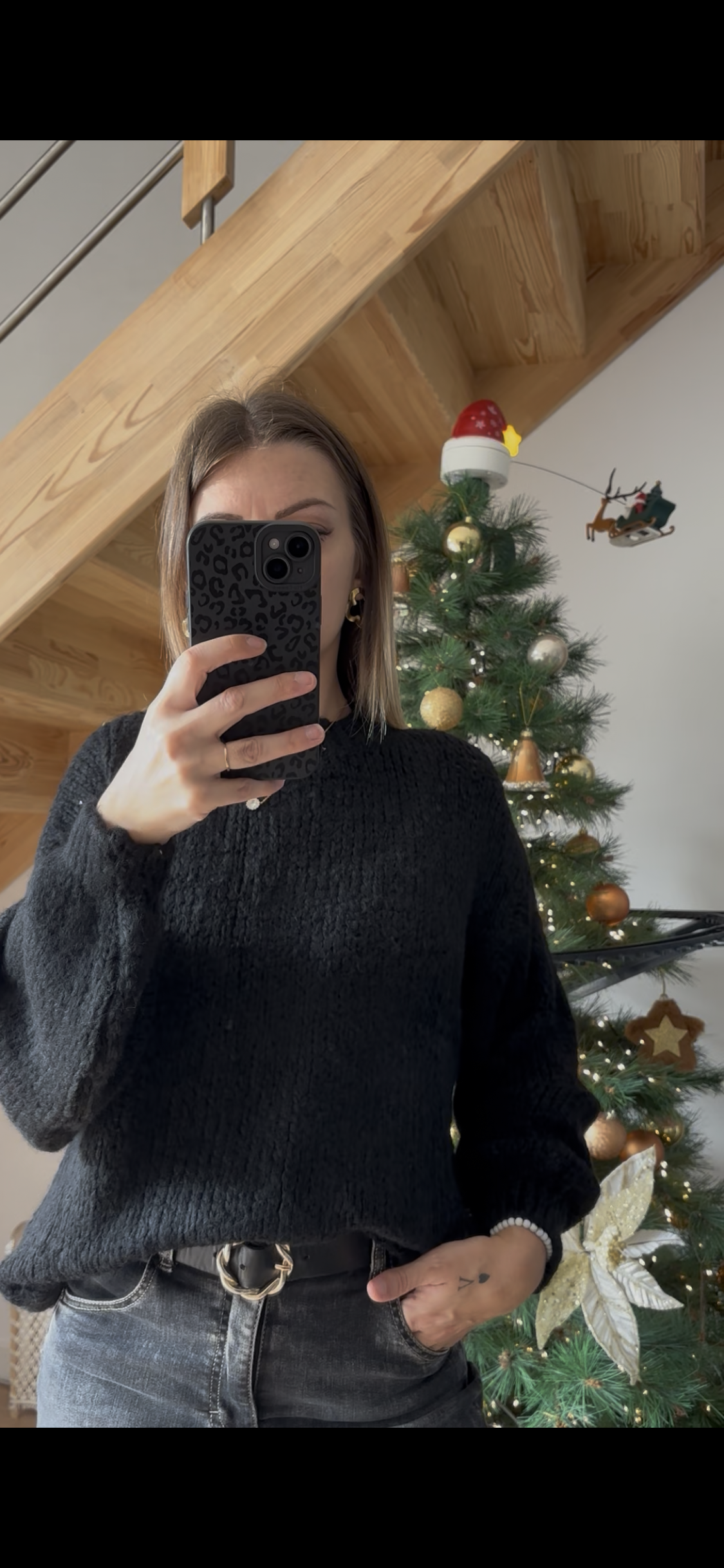 Pull noir Maë