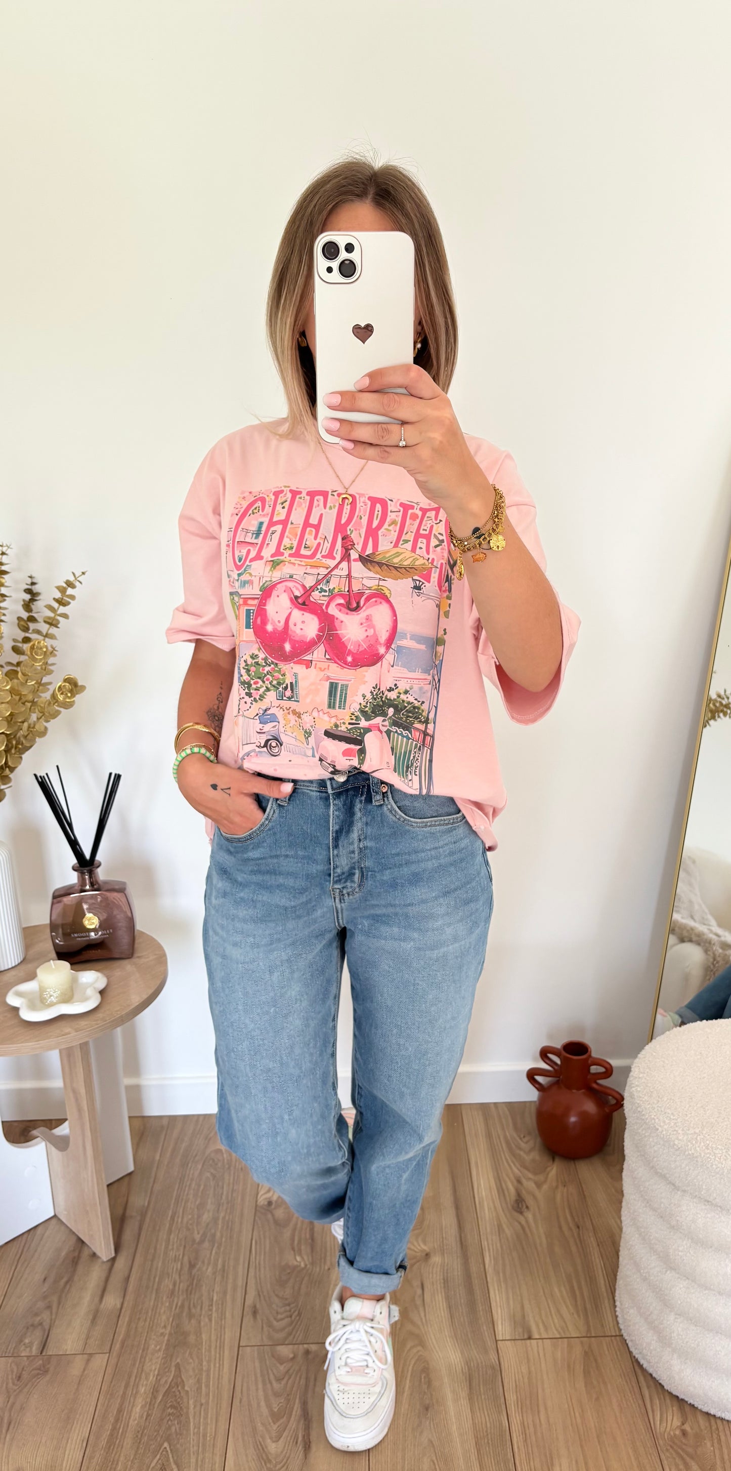 T-shirt Cerises Oversize
