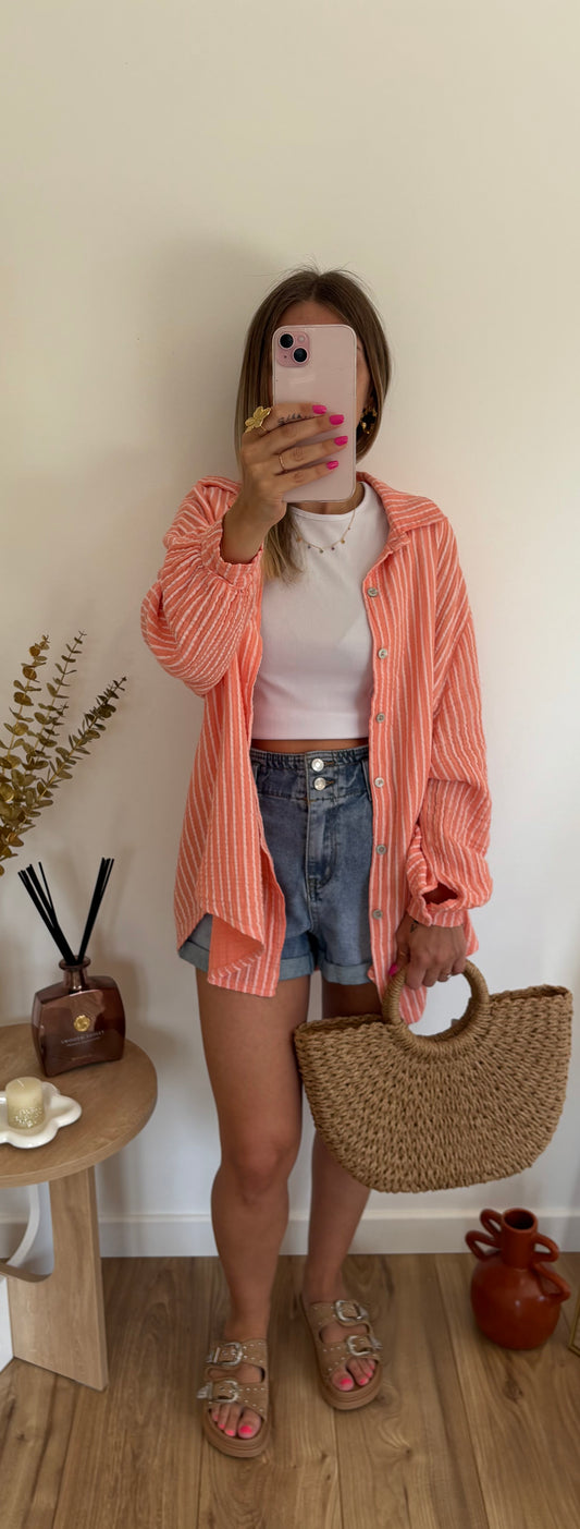 Chemisier corail