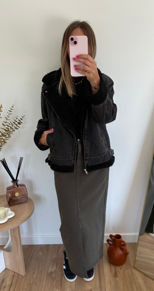 Manteau Fourré effet Mouton