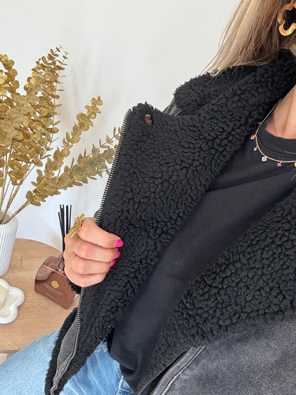 Manteau Fourré effet Mouton