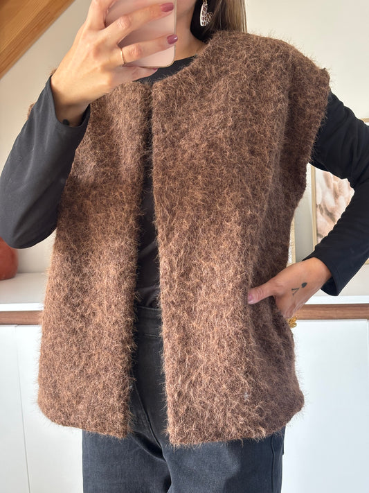 Gilet sans manches Chocolat