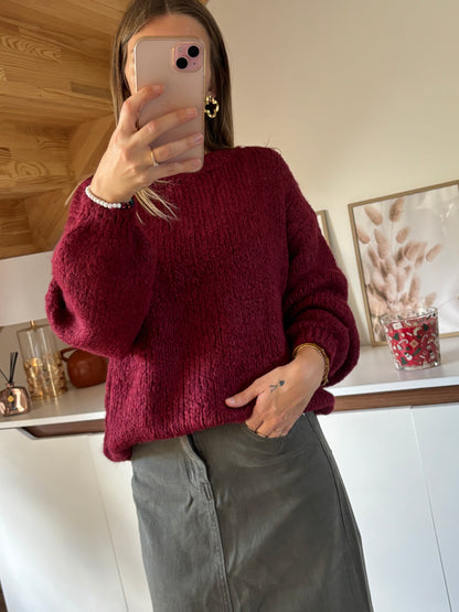 Pull Bordeaux Maë
