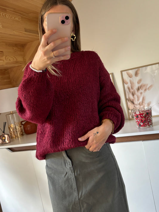 Pull Bordeaux Maë