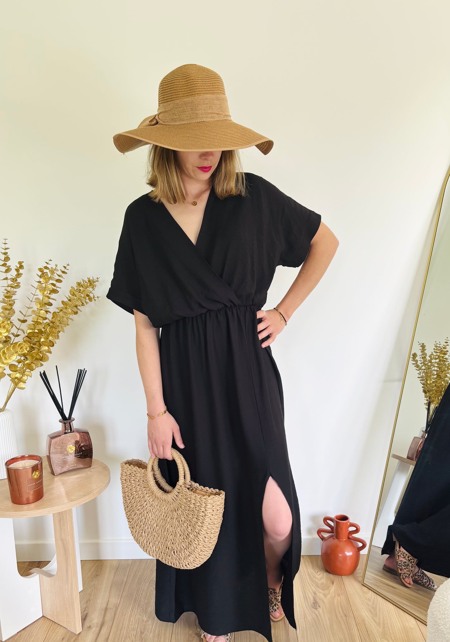 Robe fluide noir