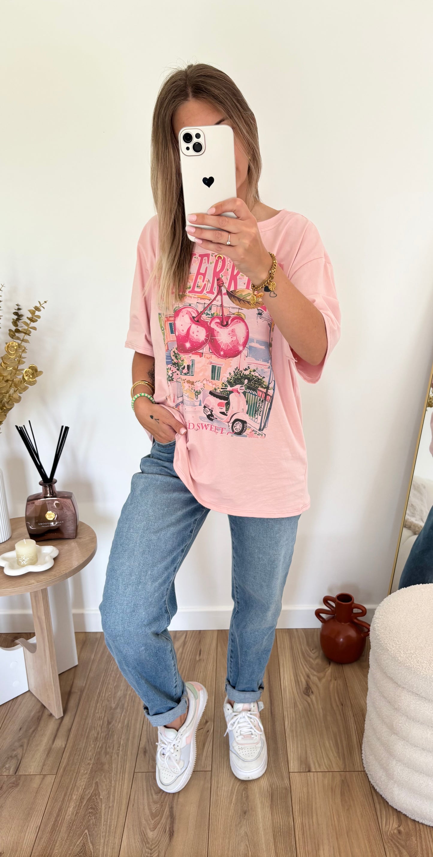 T-shirt Cerises Oversize
