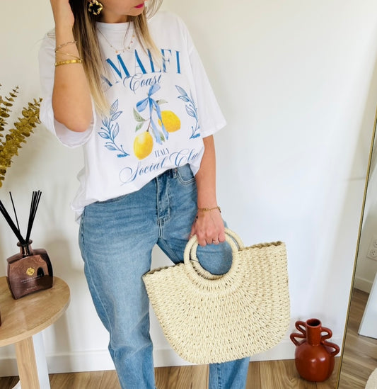 T-shirt Citrons Oversize