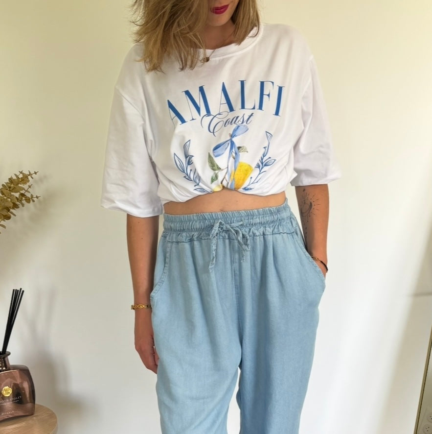 T-shirt Citrons Oversize