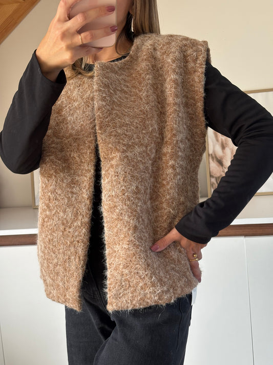 Gilet sans manches Camel