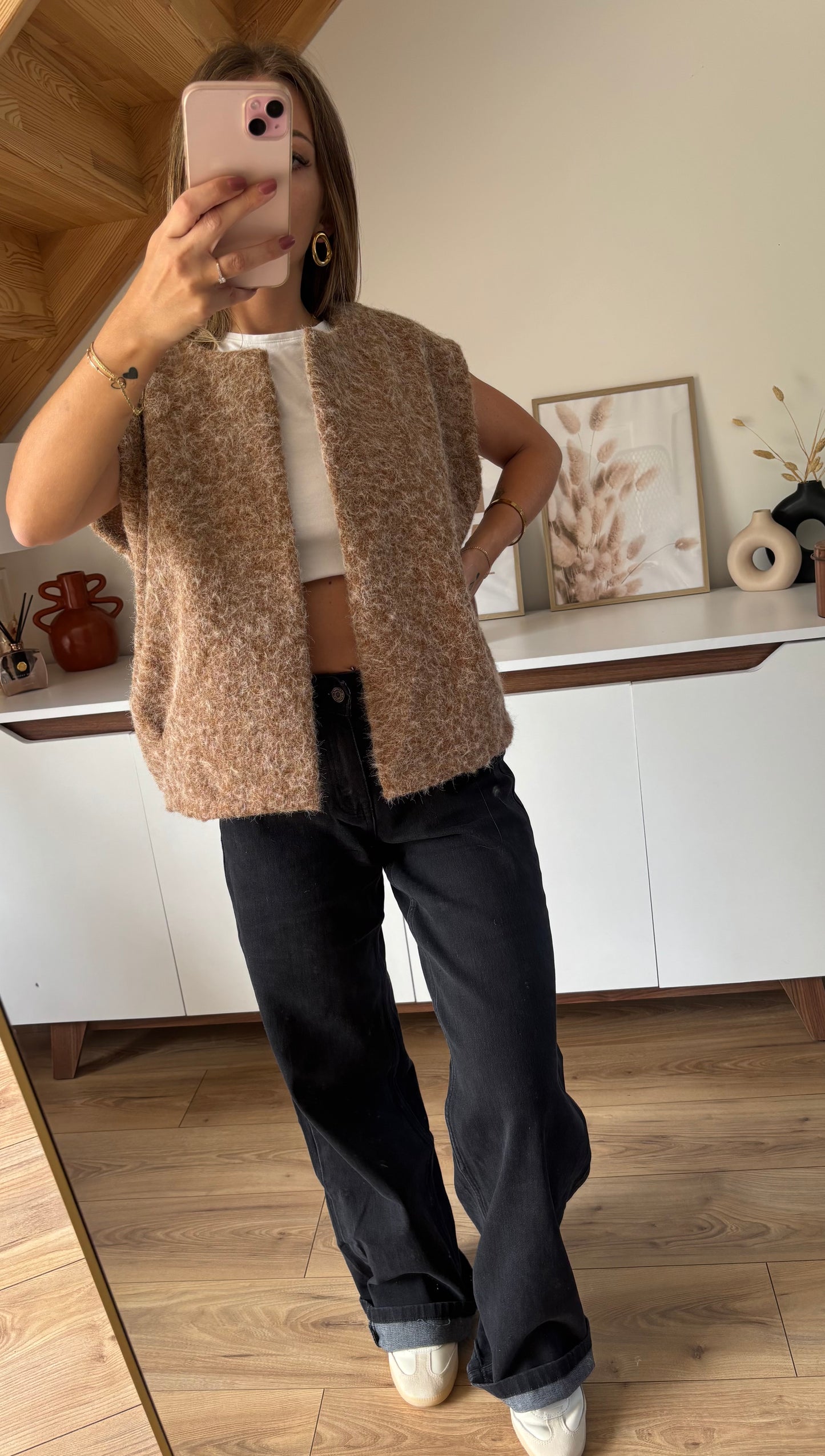 Gilet sans manches Camel